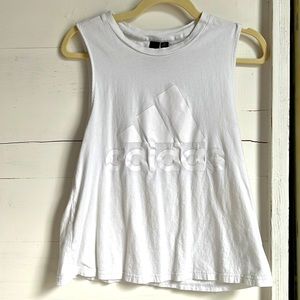 Adidas workout muscle tank
